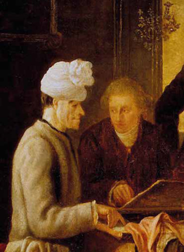 Вольтер, играющий в шахматы с отцом Адамом