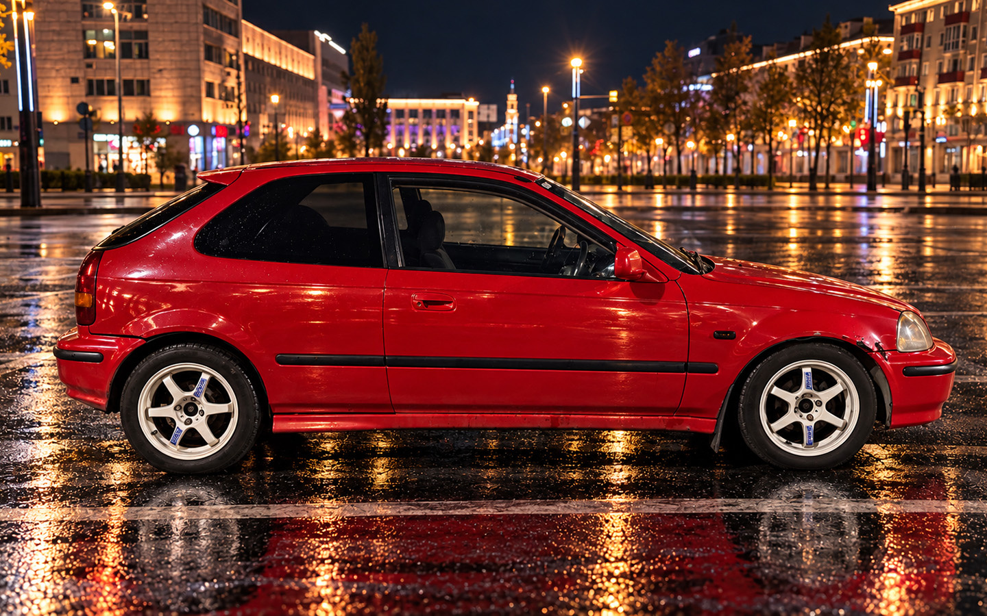 Honda Civic этой генерации был как седаном, так и купе и хэтчбеком