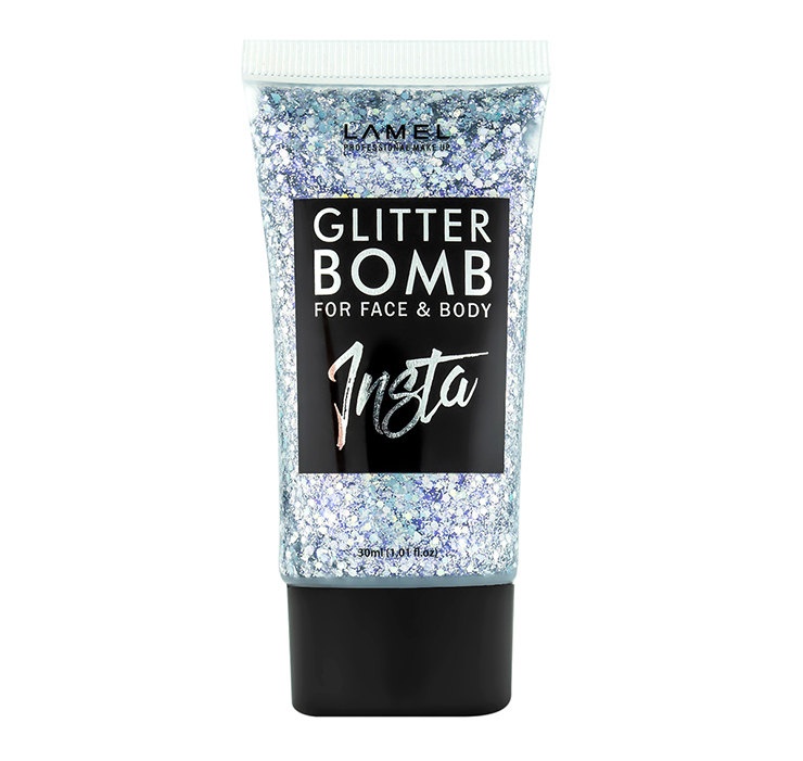 Жидкий глиттер для макияжа Lamel INSTA Glitter Bomb