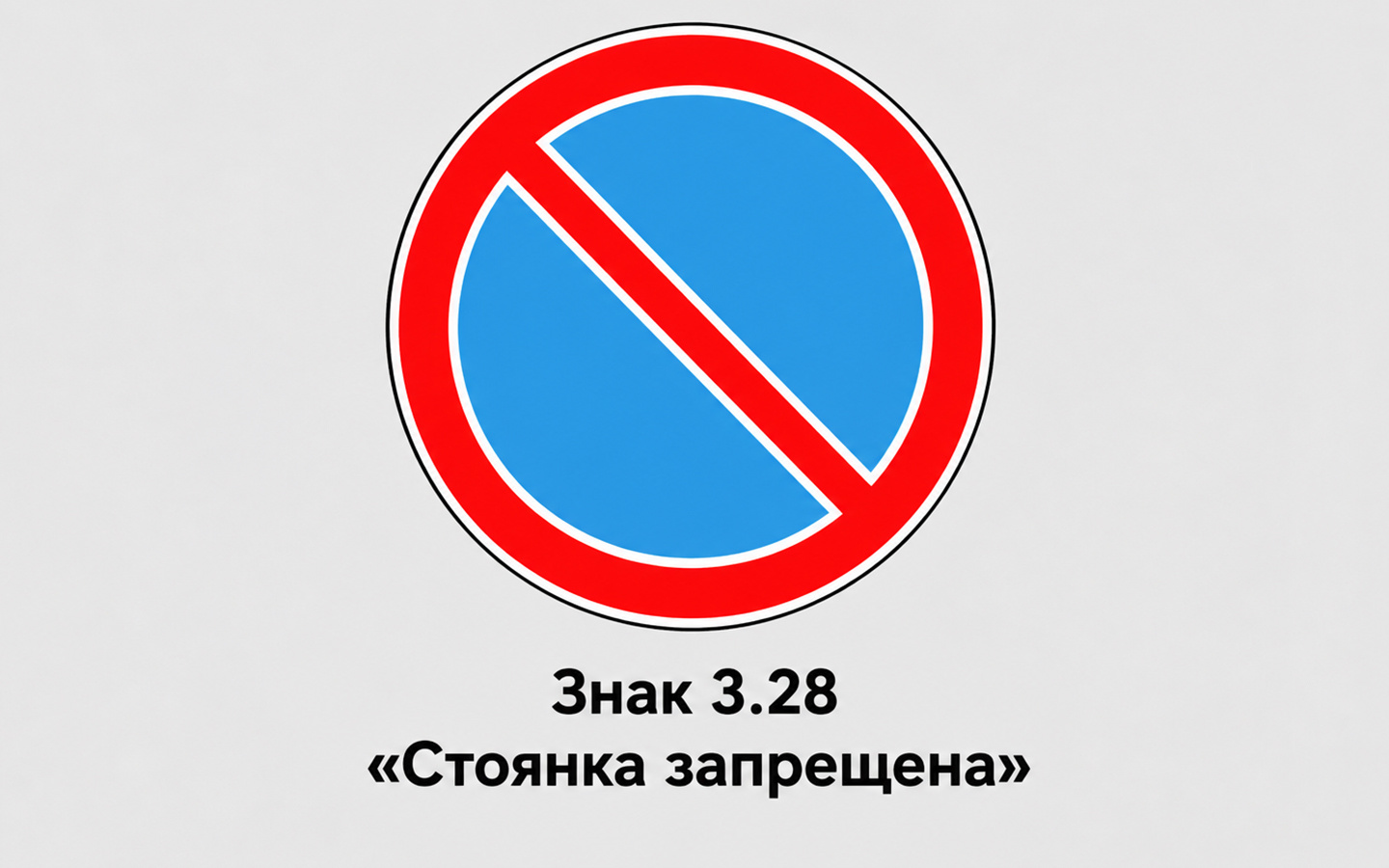 Официально есть знак 3.28 «Стоянка запрещена», а также родственные ему 3.27 «Остановка запрещена»