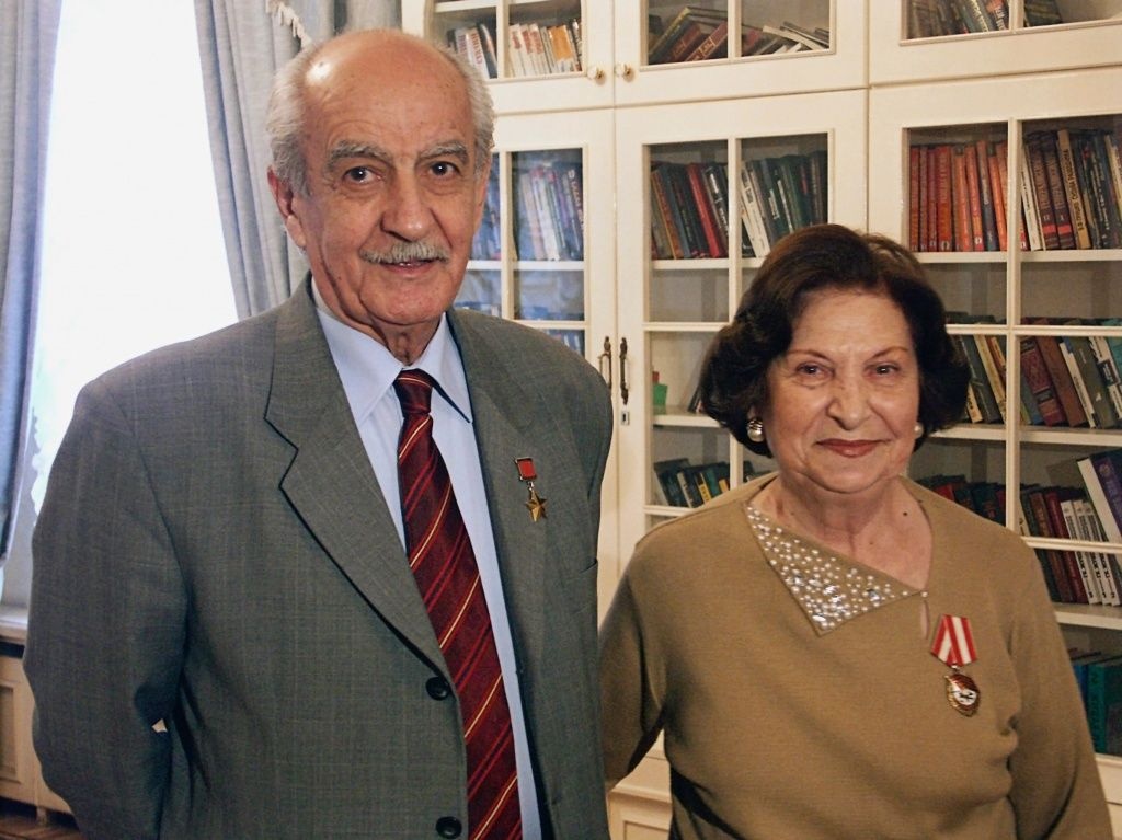 Геворк и Гоар Вартанян на презентации книги