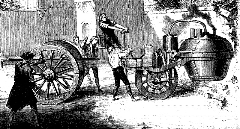 Первое автомобильное происшествие, 1771 год
