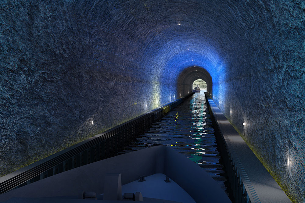 Концепт-изображения входов в тоннель