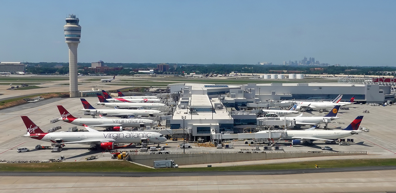 Busy airport