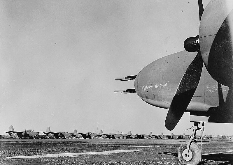 Бомбардировщики Douglas A-20 Havoc, ожидающие переправки в СССР фото