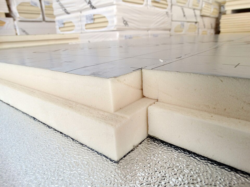 PIR floor insulation